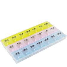 Renkli Vida Kutusu 21'li Şeffaf Plastik Saklama Kutusu